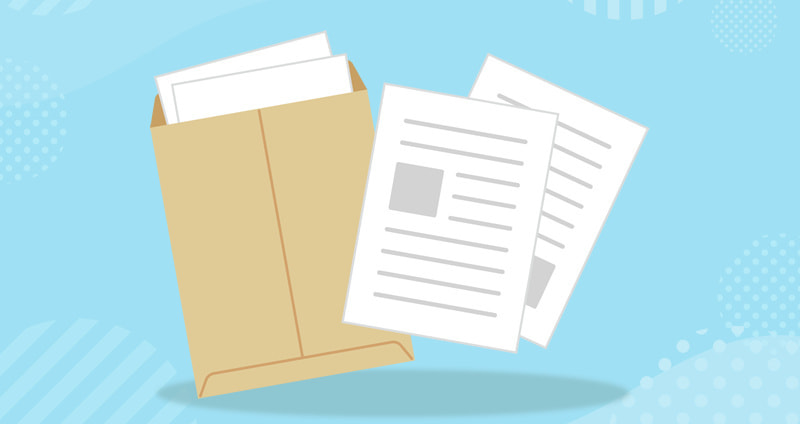 過去問題とエントリーシートを配布