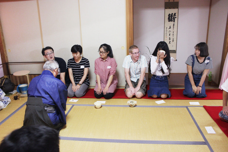 広島YMCA専門学校に通う留学生との交流